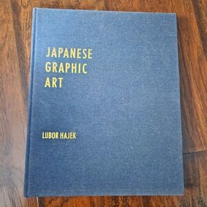 Japanese Graphic Art by Lubor Hajek Hardcover Chartwell Books Art History 1976